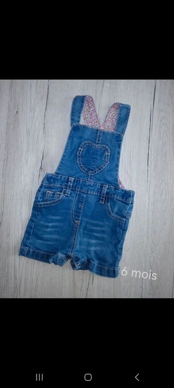 Salopette short