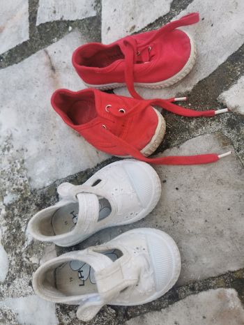 Lot de 2 paires de petite chaussures