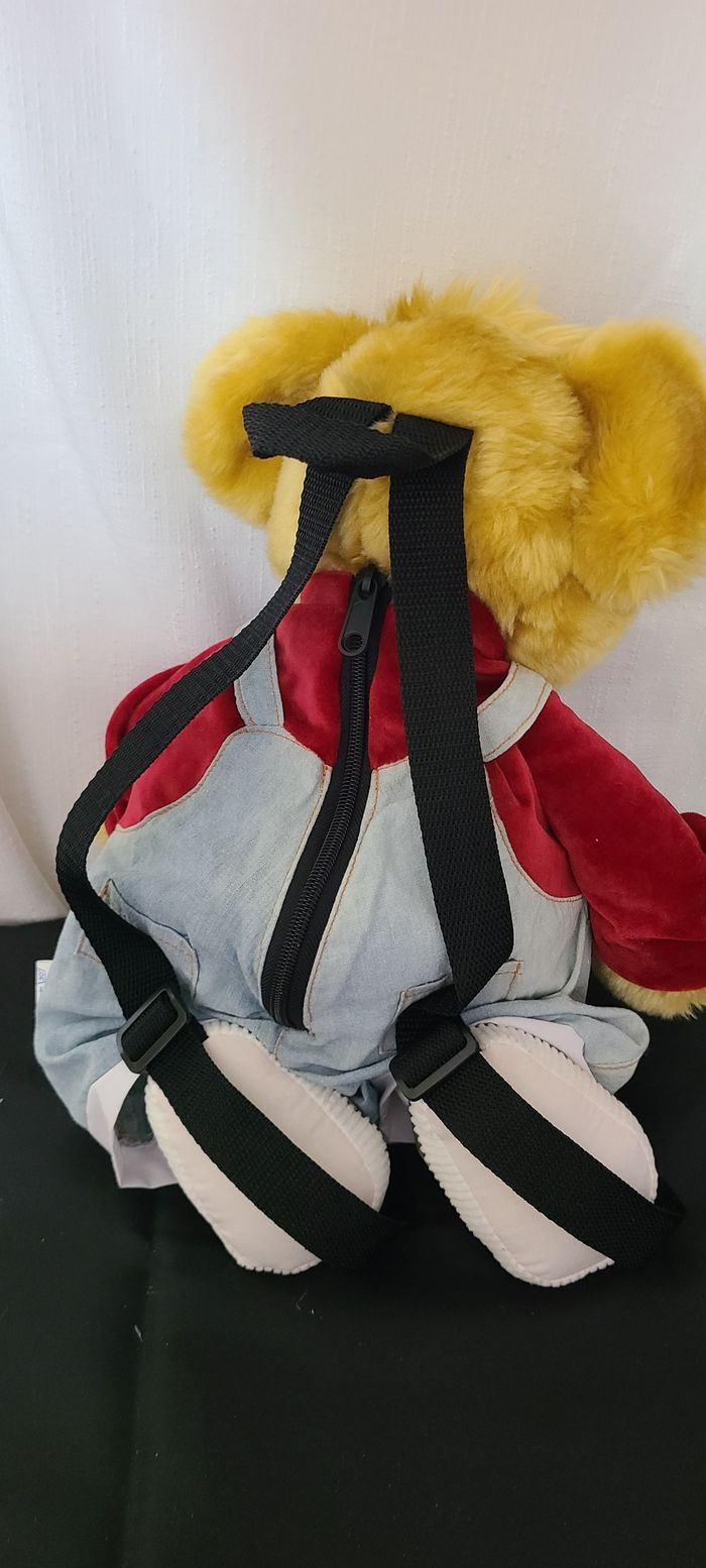 Sac à dos en forme d’ours en peluche der kleine bar - photo numéro 4