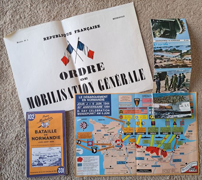 📚 Lot de divers documents livres magazines 2ème Guerre Mondiale et Débarquement de Normandie - photo numéro 3