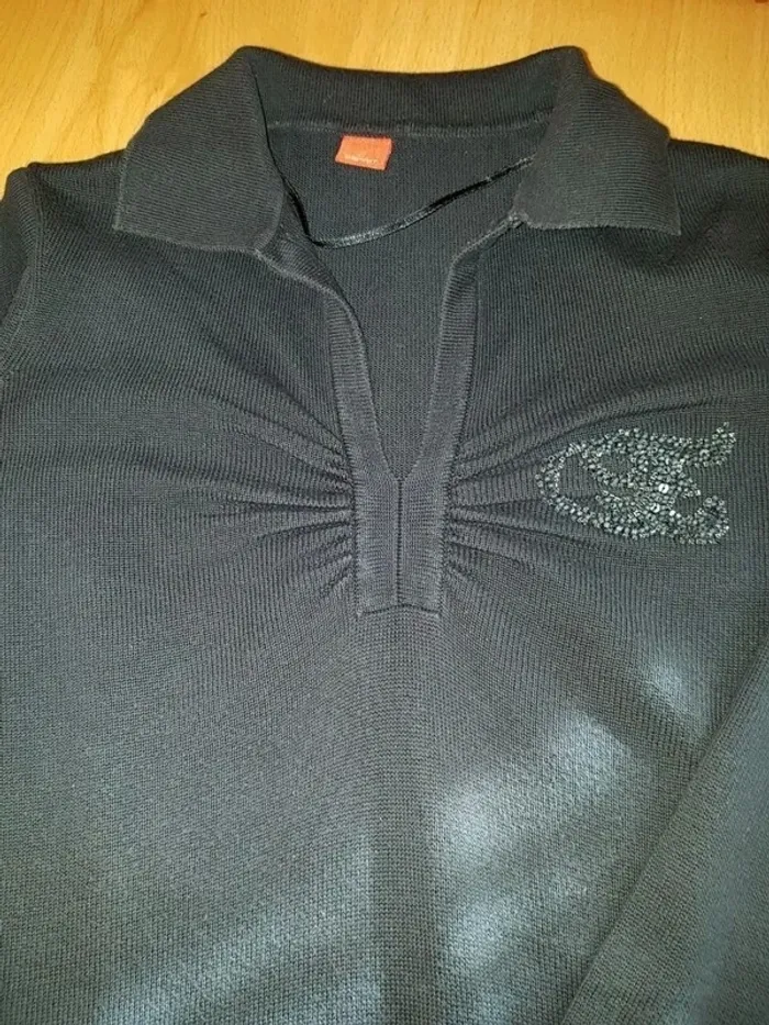 Pull bleu marine Esprit - photo numéro 5