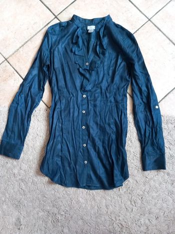 🎀chemise tunique polyester H&M T36
