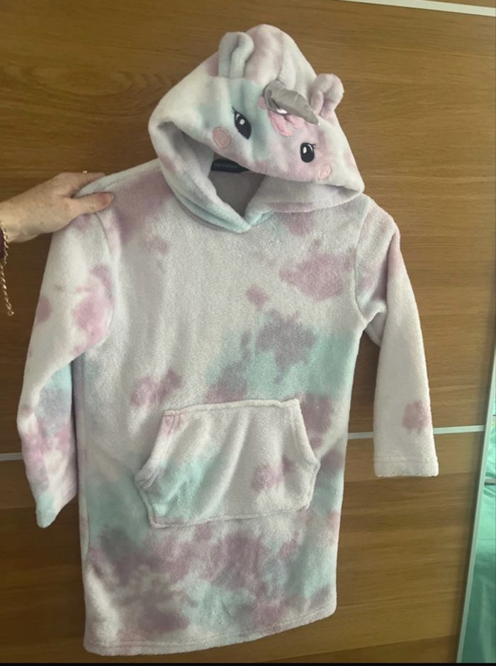 Robe de chambre in extenso licorne