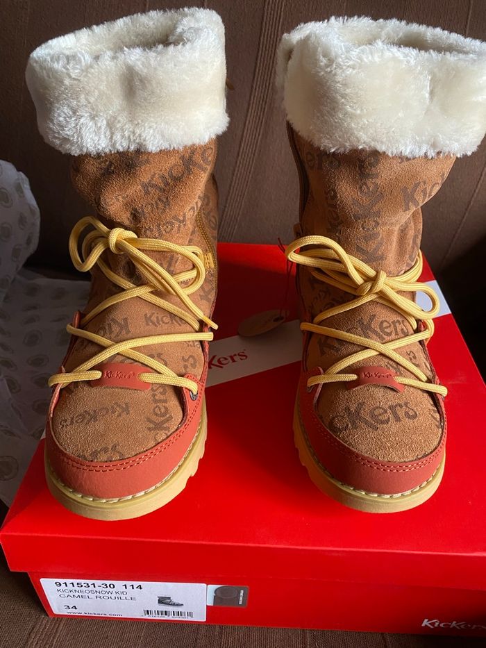 Kickers. Bottes fourrées Après ski 34 - photo numéro 3