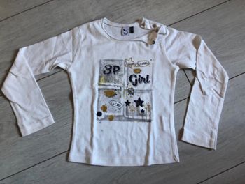 T-shirt ML girl - 3 pommes - 3-4 ans