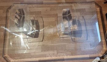 Table basse en verre