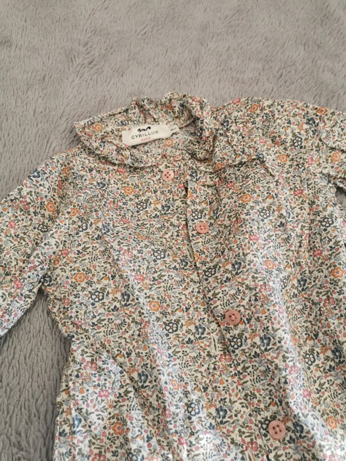 Blouse manches longues Cyrillus 6 mois - photo numéro 2