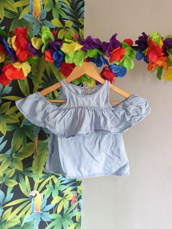 Top épaules dénudées fille