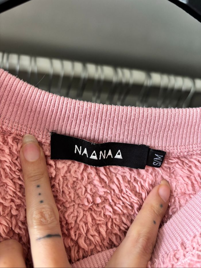 sweat court rose naanaa asos S/M - photo numéro 3