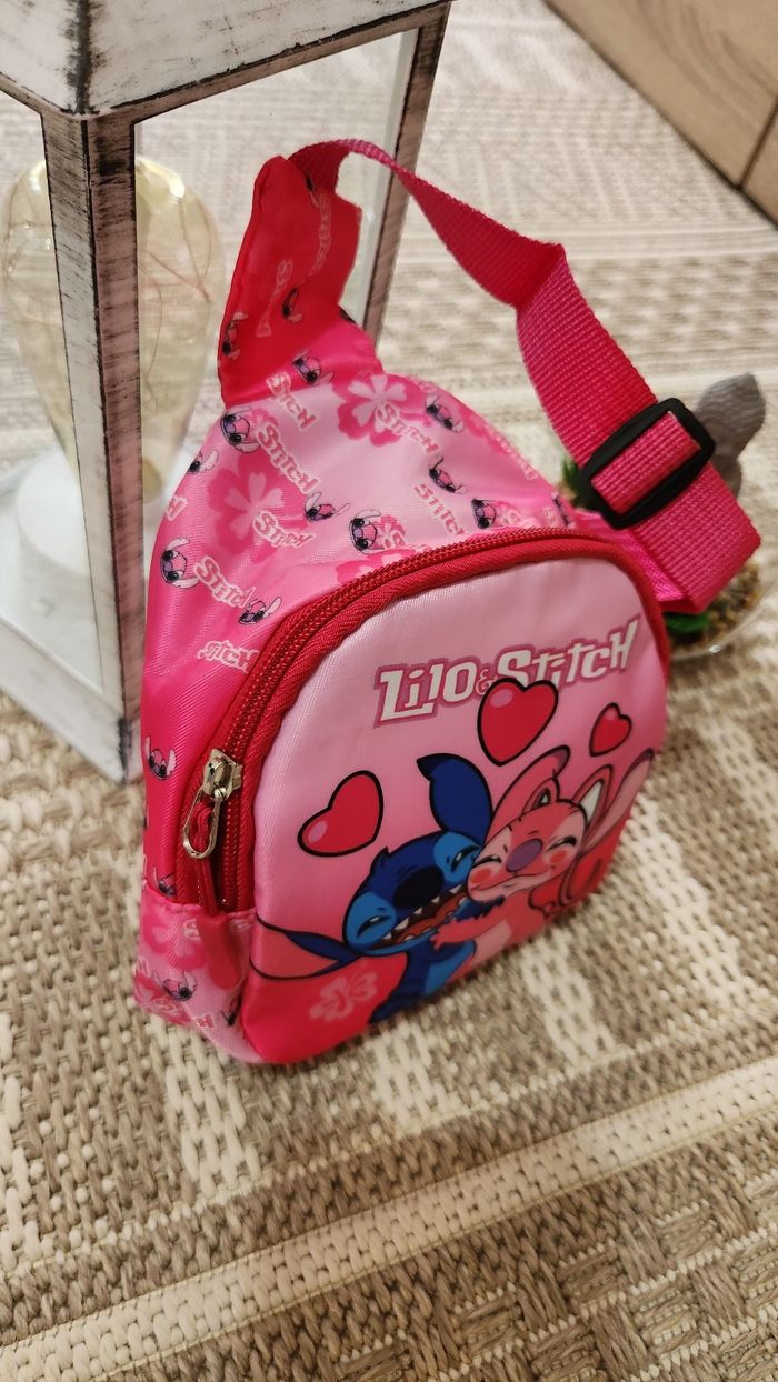 Sac Bandoulière Rose Stitch - photo numéro 2