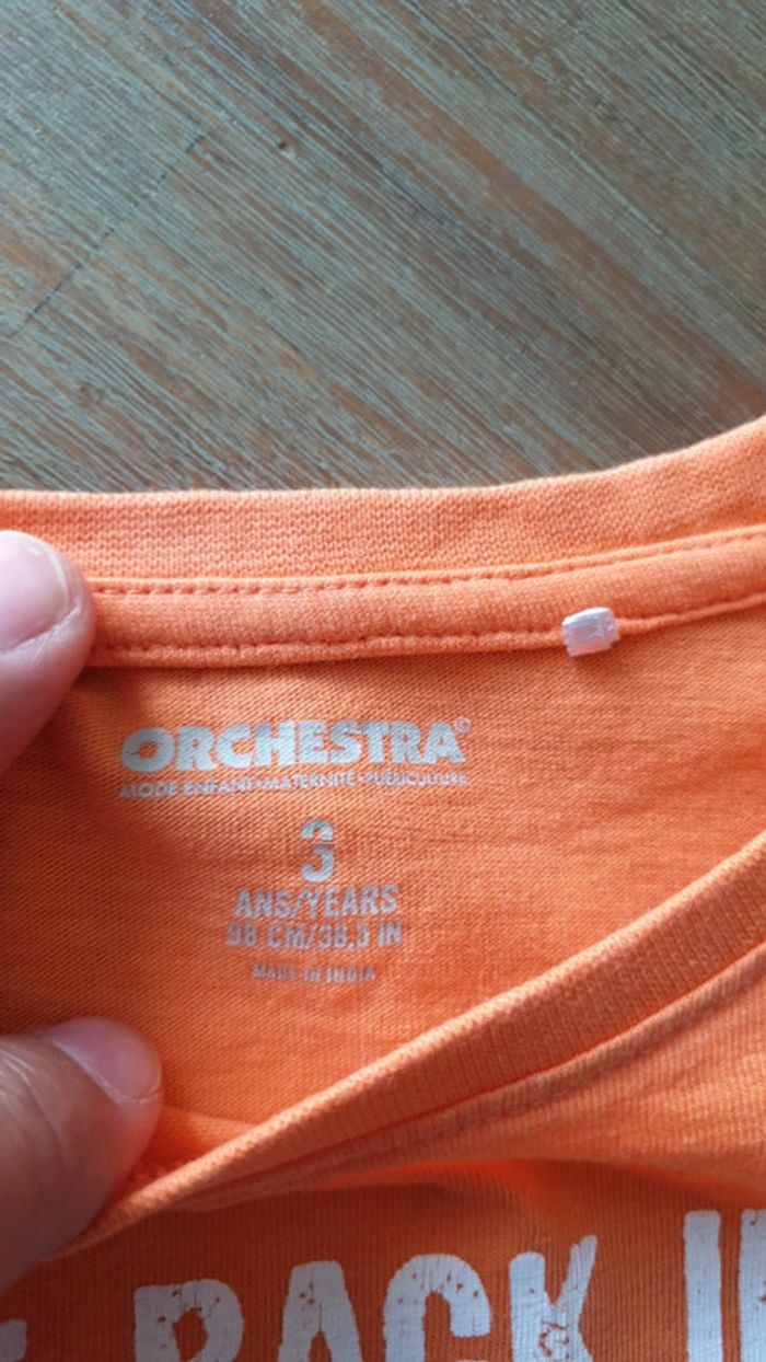 T-shirt manches courtes 3ans orchestra - photo numéro 3