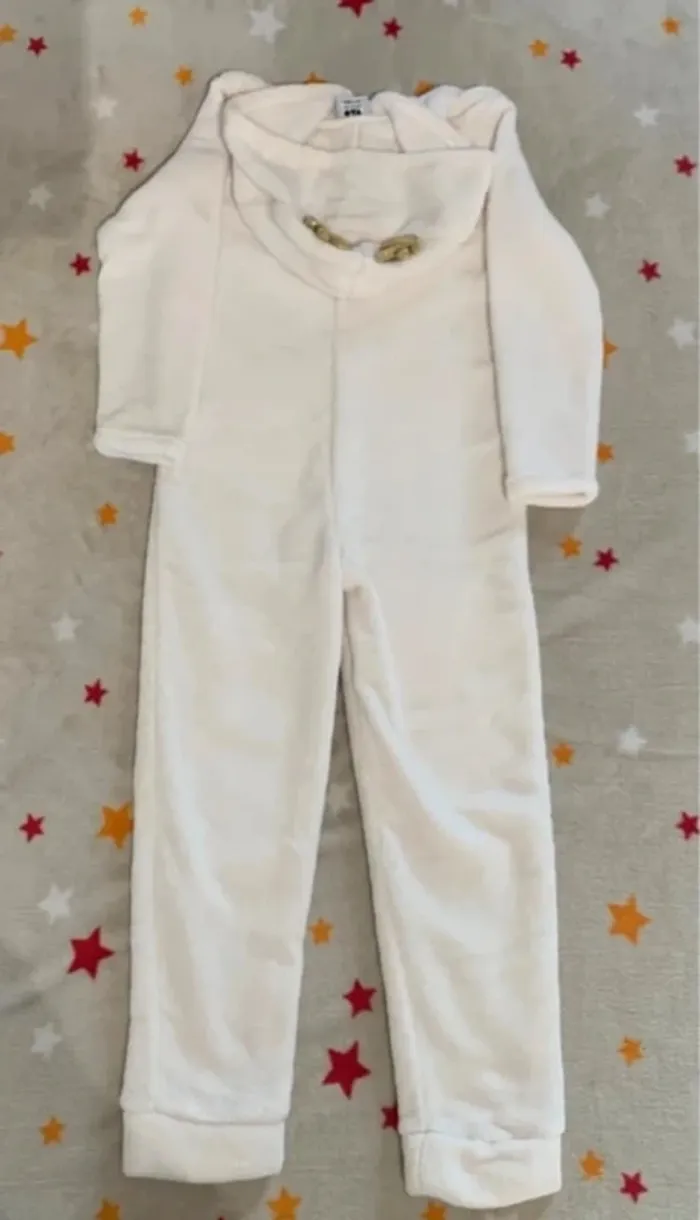 Pyjama Tape à l’Œil Blanc 8 Ans NEUF - photo numéro 2