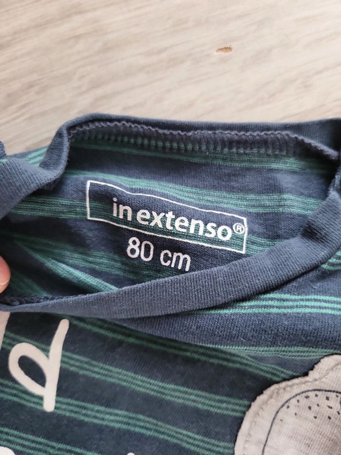 Lot tee-shirts "Inextenso" 12-18mois - photo numéro 8