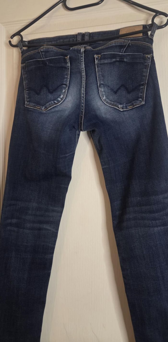 LE TEMPS DES CERISES – JEAN SLIM DENIM BLEU – T14A (34/36) – EXCELLENT ÉTAT - photo numéro 7