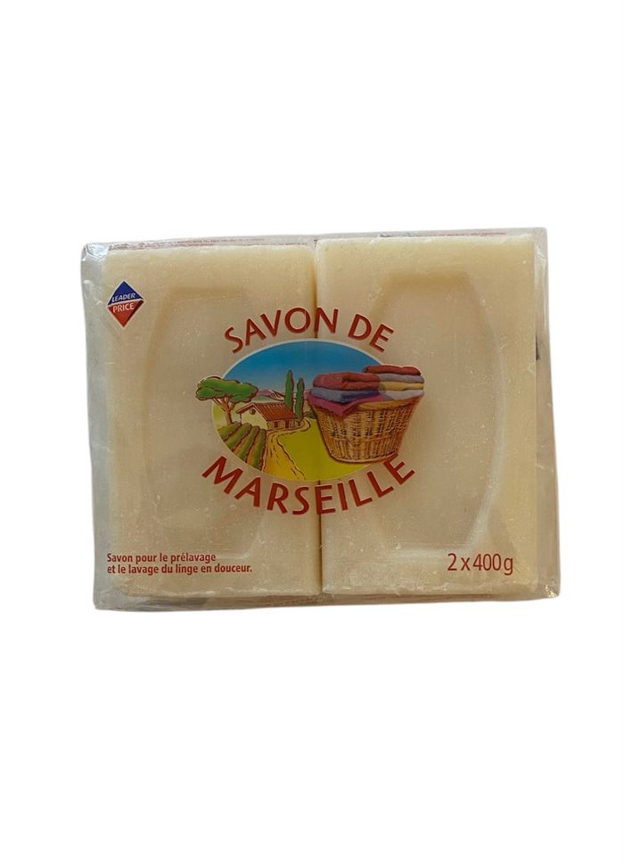 Lot de 2 pavés de savon de Marseille