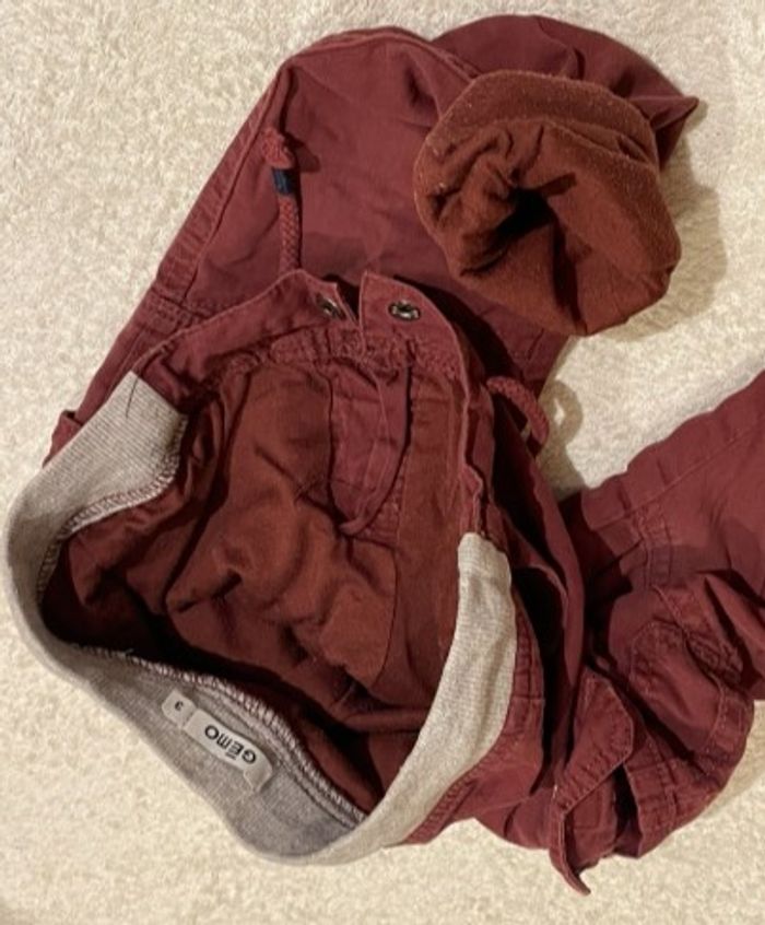 Pantalon cargo doublé taille élastique 3a - photo numéro 3