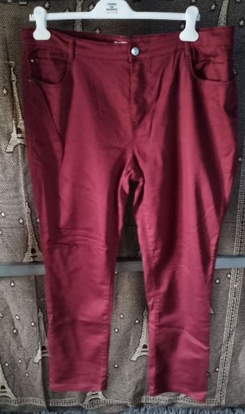 Pantalon couleur prune taille 52