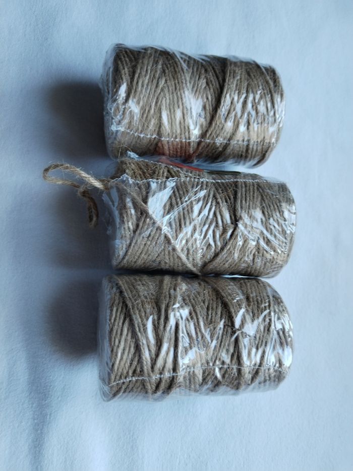 Lot de 3 Bobines fil de Jute - photo numéro 8