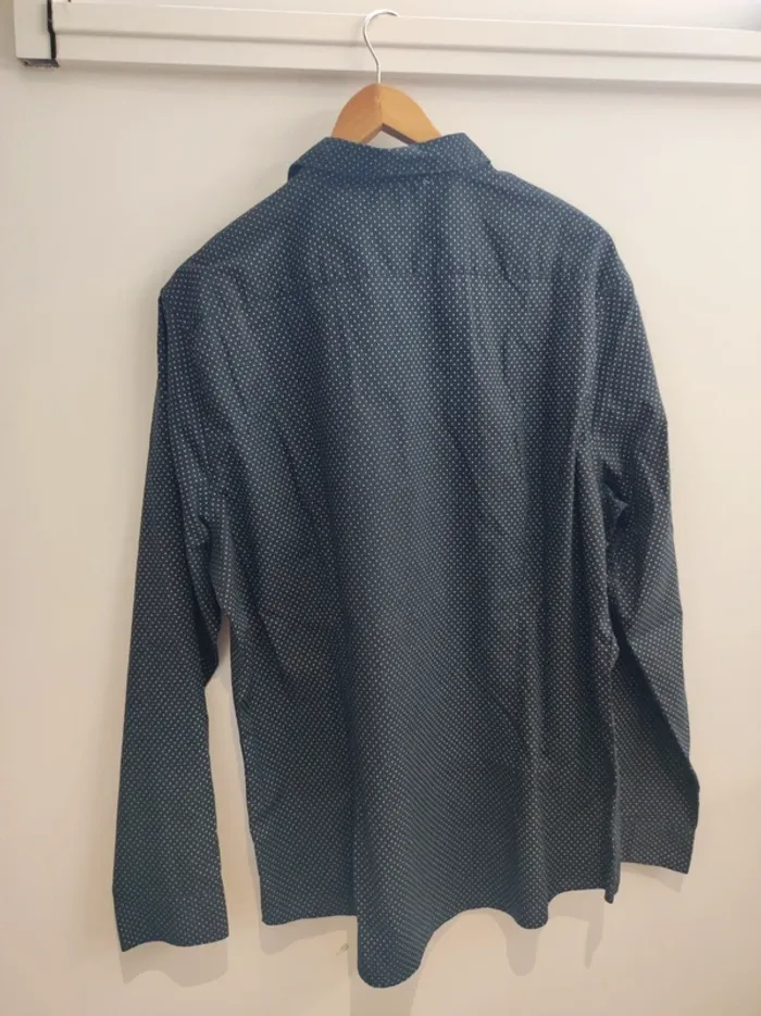 Chemise bleu marine H&M XL - photo numéro 2