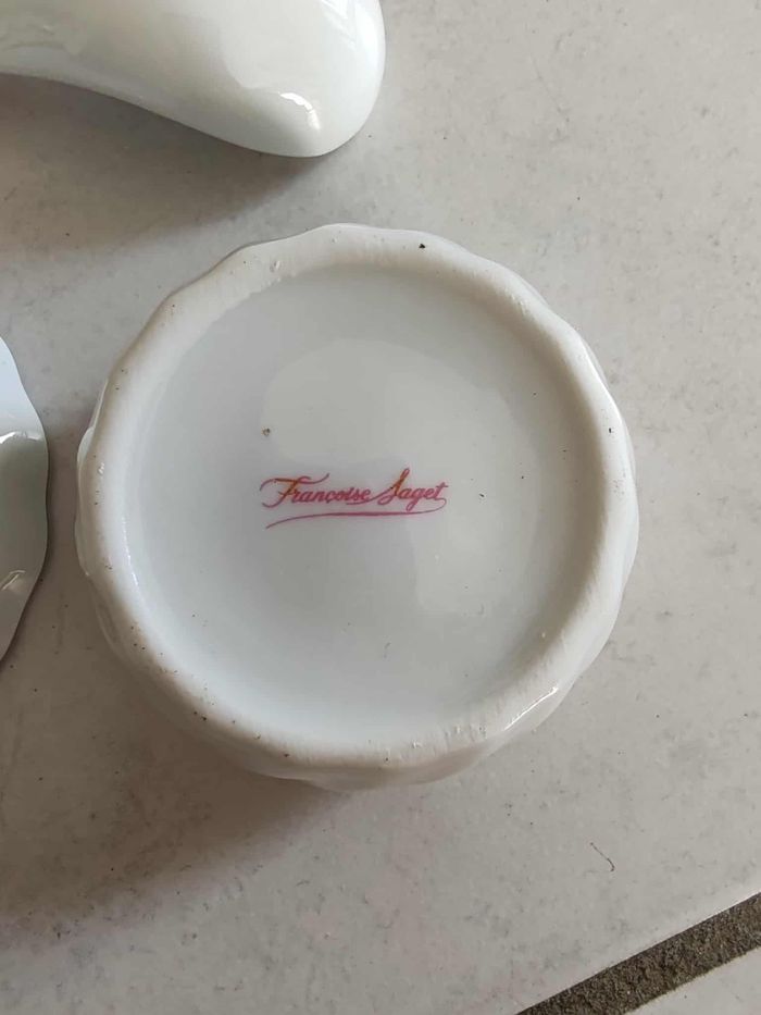 Service en porcelaine motif fraise - photo numéro 5