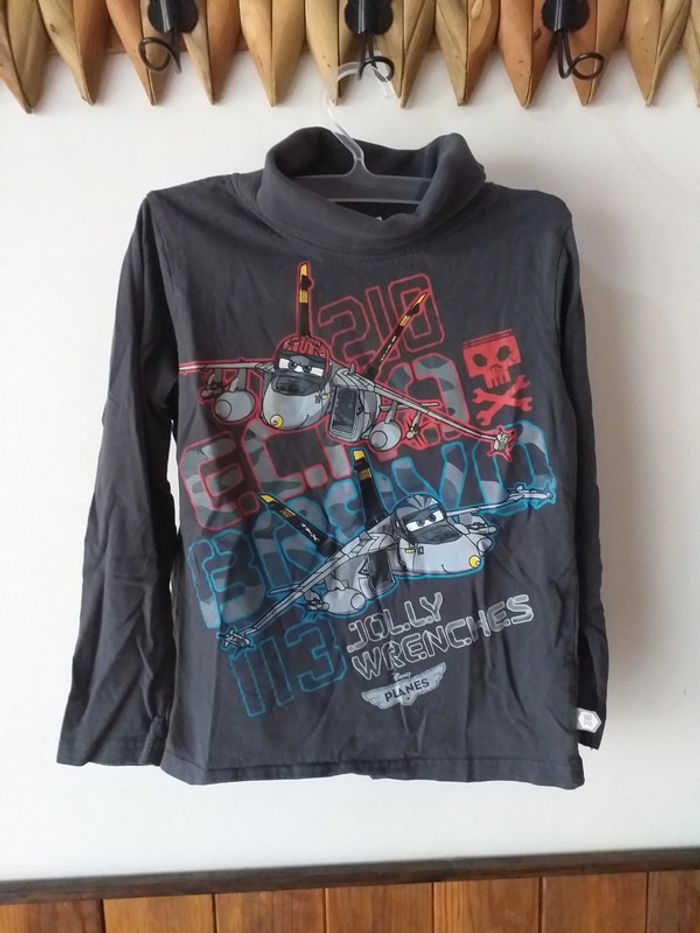 Sous pull col roulé collection plane taille 6 ans