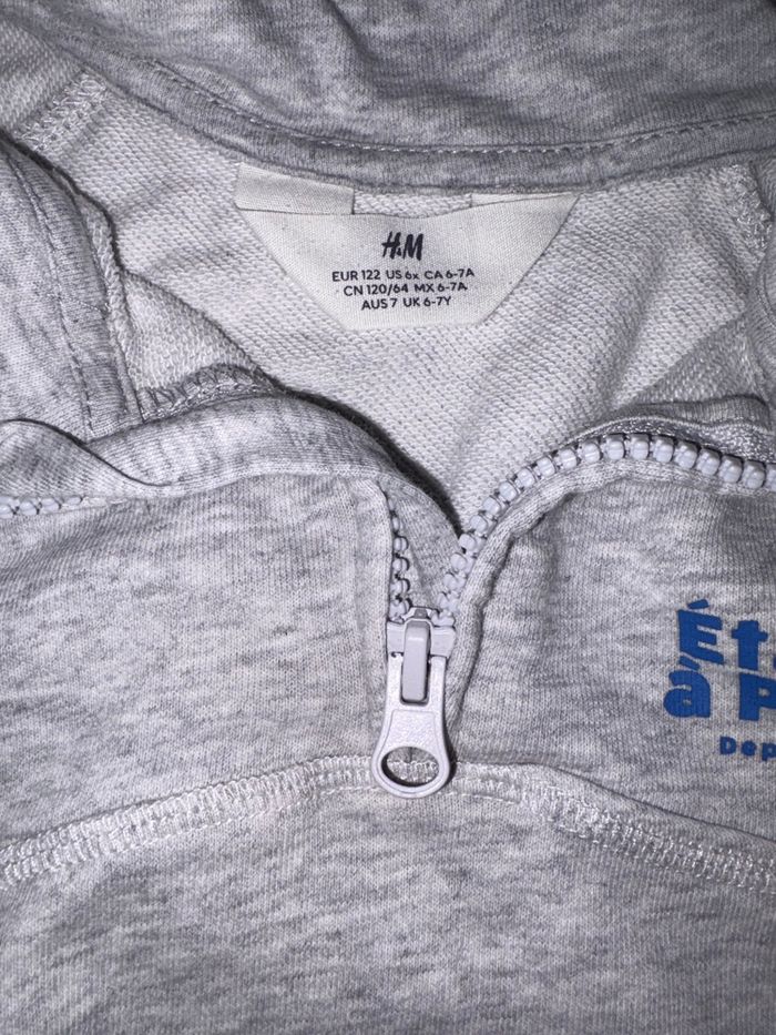 Ensemble de jogging gris H&M fille 6-7 ans - photo numéro 6