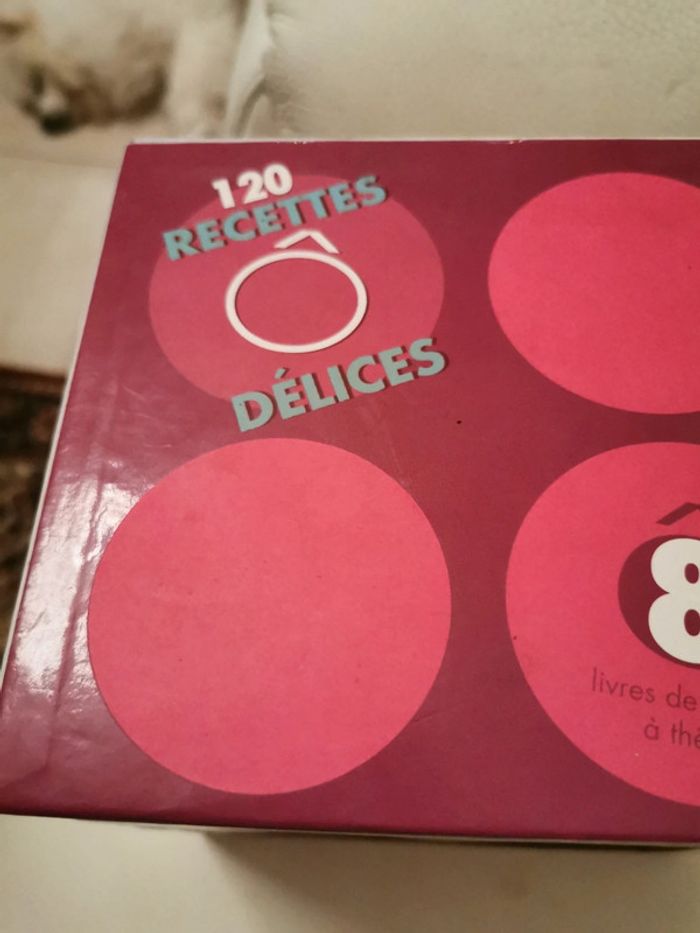 Lot de 8 livres de recettes 120 au total joliment présentés - photo numéro 4