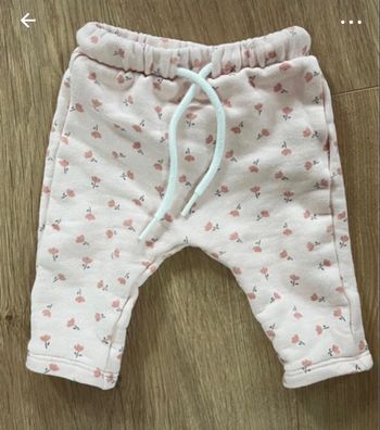 Pantalon épais motif fleurs - 1 mois