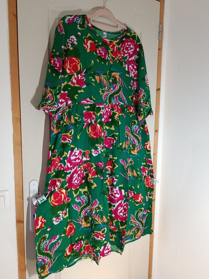 Robe floral oriental style folklorique 44/46 - photo numéro 2