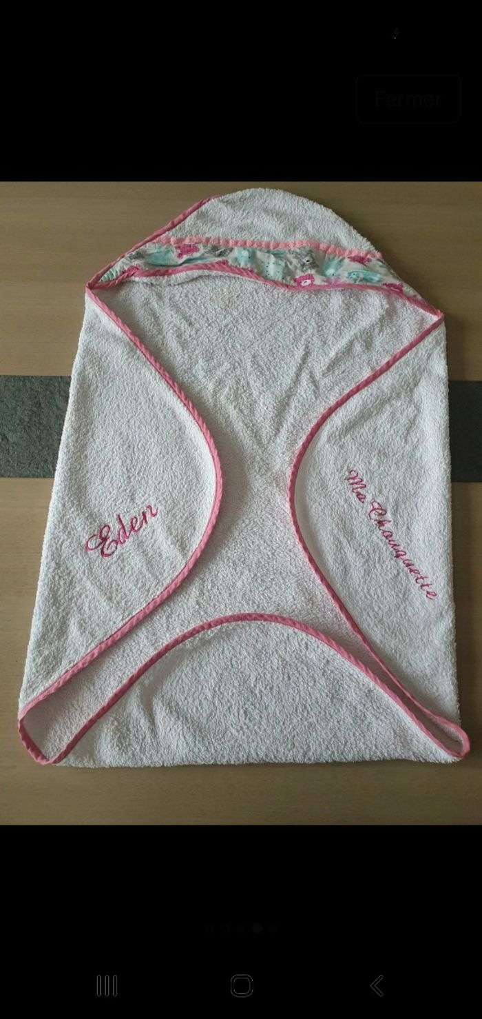 Lot de capes de bain bébé + gant de toilette - photo numéro 7