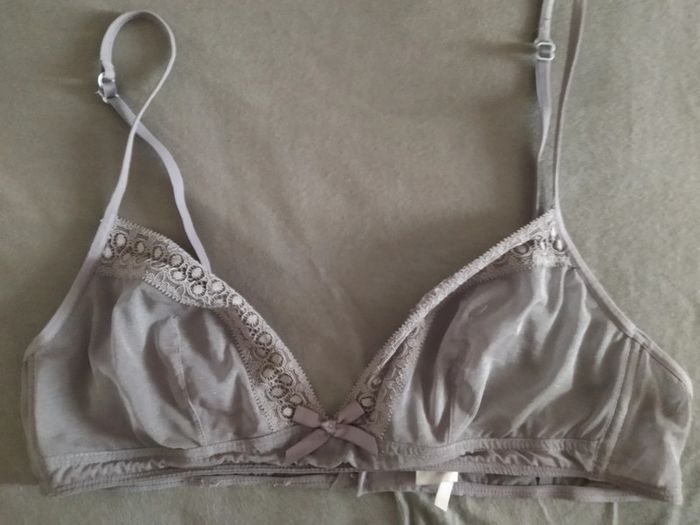Soutien gorge triangle parme