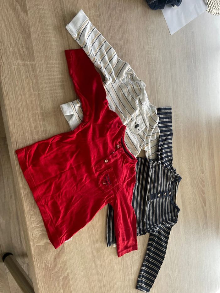 Lot de T-shirt manches longues Kiabi