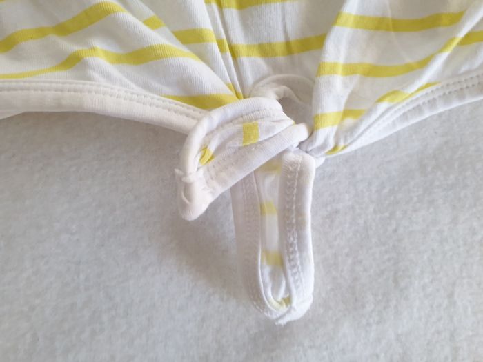 Débardeur rayé jaune et blanc - 3A - Z - photo numéro 6