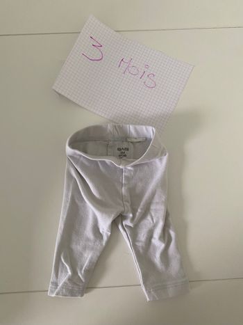Lot 5 pantalons 3 mois