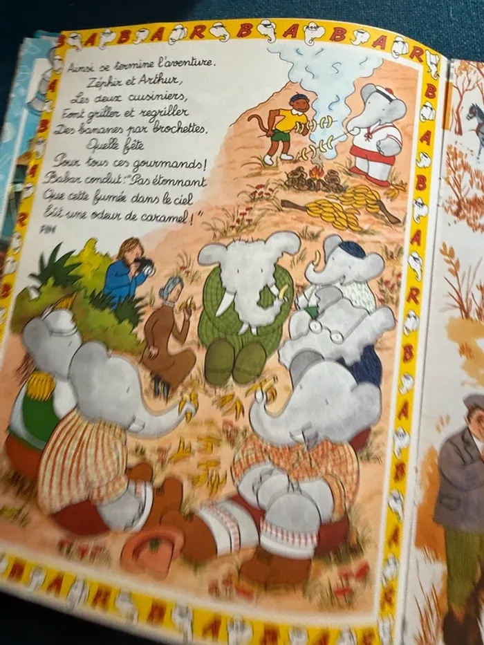 Recueil livre album ancien vintage Le Journal de Babar N1 numéro 1 bleu magazine - photo numéro 15