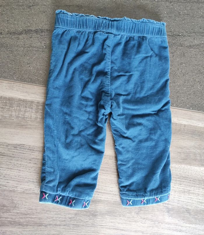 Pantalon velours bébé fille taille 9 mois - photo numéro 2