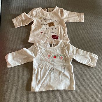 2 hauts manches longues