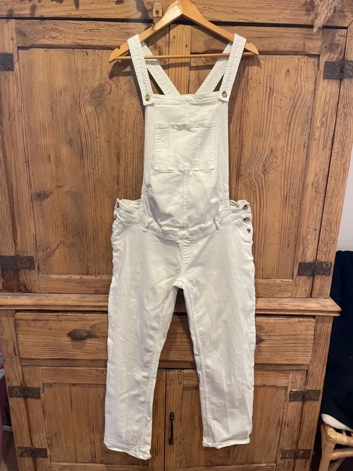Salopette crème kiabi grossesse t 44