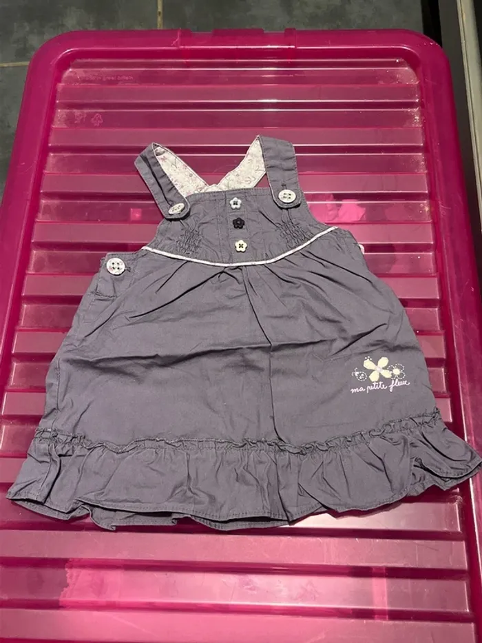 Robe ma petite fleur 1 mois
