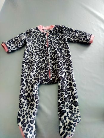 Pyjama bébé velours 12 mois