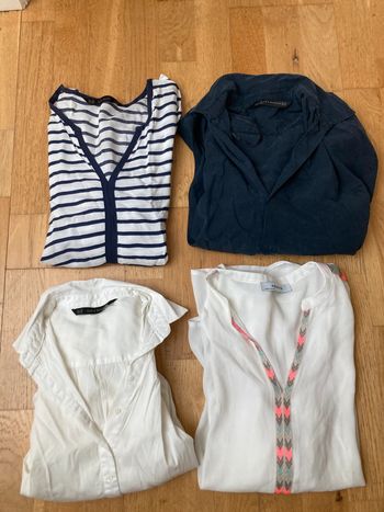 Lot de 4 chemises / blouses