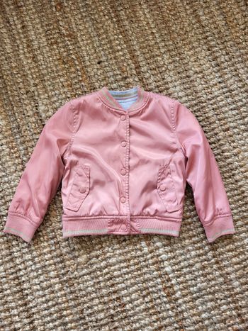 Veste fille réversible