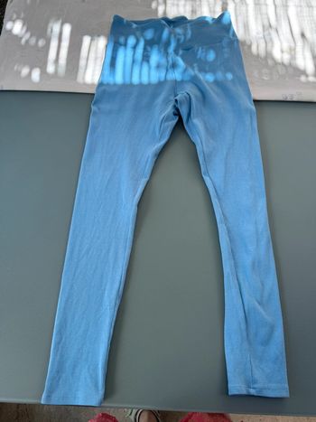 legging de sport femme bleu