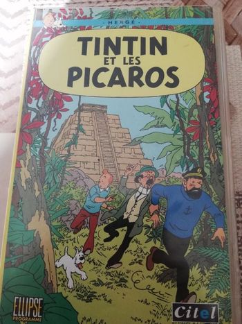 VHS Tintin et les Picaros. Herge.
