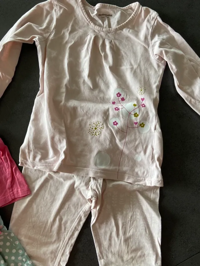 Lot de 2 pyjamas mi-saison fille 3 ans - photo numéro 3