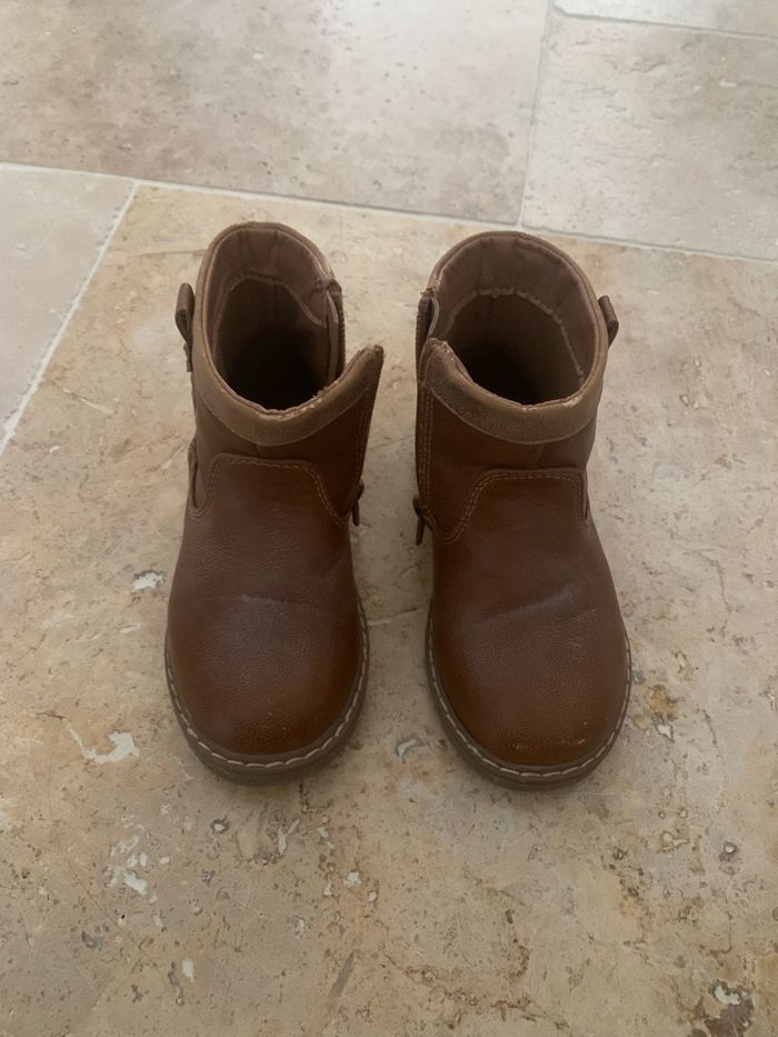 Bottines marrons taille 22 Gémo - photo numéro 2