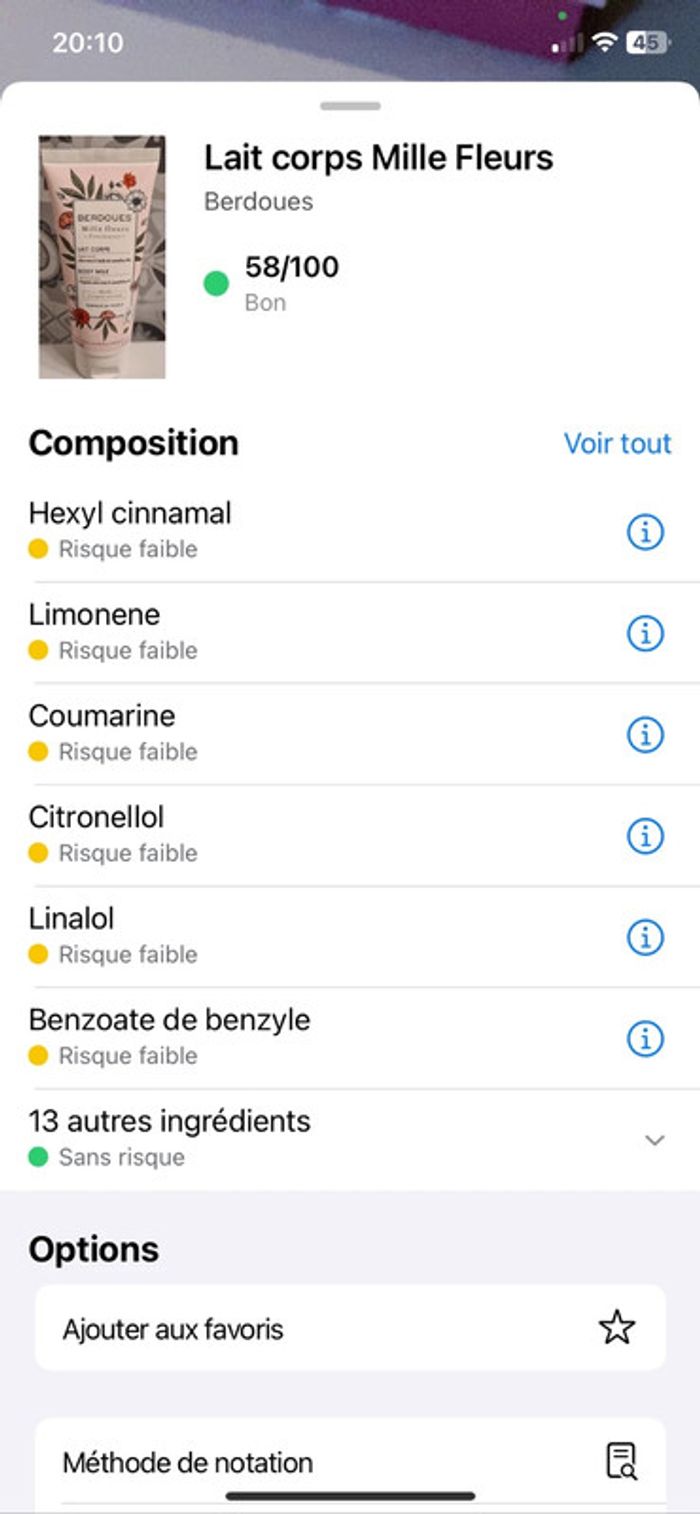 Lait corps Berdoues Mille fleurs Précieuses 100 ml - photo numéro 3