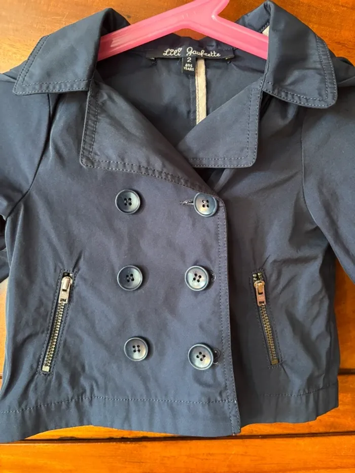 Coupe vent / imperméable Lili Gaufrette 2 ans parfait état - photo numéro 3