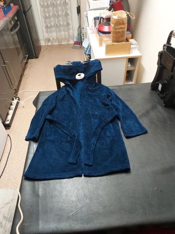 Peignoir de bain avec capuche garçon 10 ans