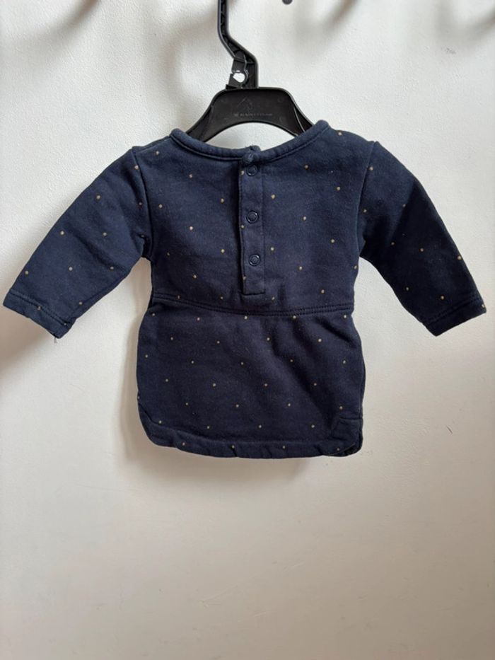 Robe bleu marine Kiabi 1 mois - photo numéro 4